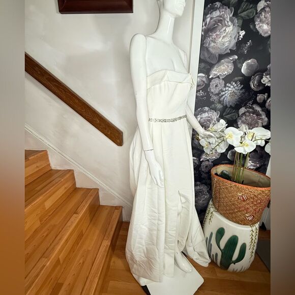 Anthropologie Sachin & Babi Brielle Strapless Embellished A-Line Gown/size 0 - Picture 10 of 15